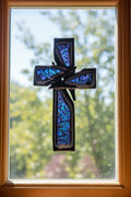 Non-Traditional Fused Glass Cross