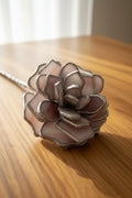 Stained Glass Rose on Stem